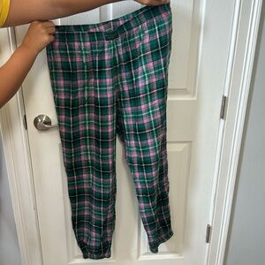 Plaid Victoria’s Secret pajama pants size large women’s